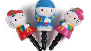 Hanbok-Clad Hello Kitty Phone Plugy small