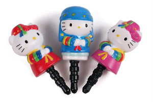 Hanbok-Clad Hello Kitty Phone Plugy small