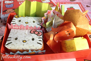 Hello Kitty DIY Bento Paper Craft Origami Small