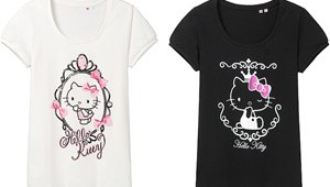 Uniqlo Hello Kitty Short Puff Sleeves Shirt Small