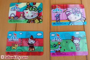 Hello Kitty Tasty Cards Circus of Life McDonald's Small