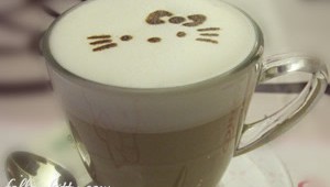 Cafe in Hello Kitty Cafe Taipei