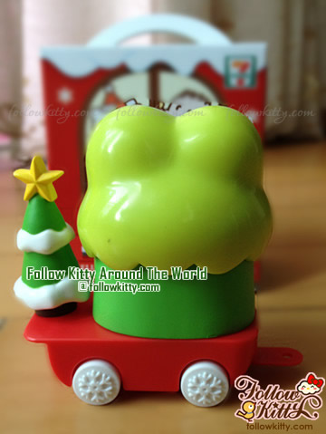 Back of Kero Kero Keroppi Candy Trolley of Hello Kitty Sweet Delight Xmas Edition