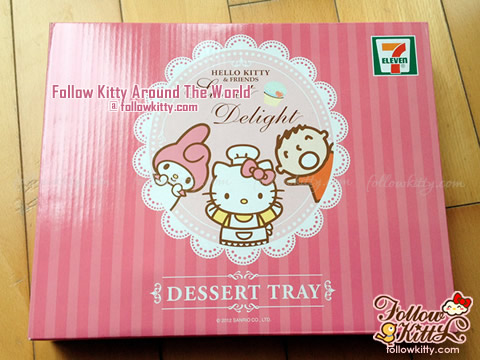 The Box of Dessert Tray of 7-Eleven Hello Kitty Sweet Delight 