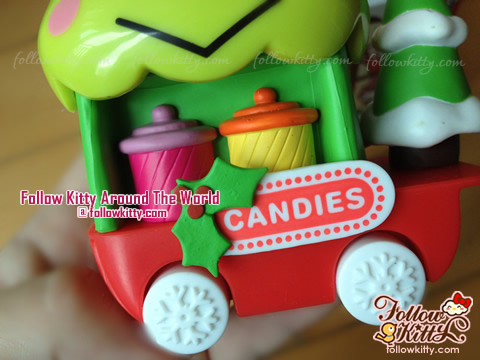 Lovely Kero Kero Keroppi Candy Trolley of Hello Kitty Sweet Delight Xmas Edition