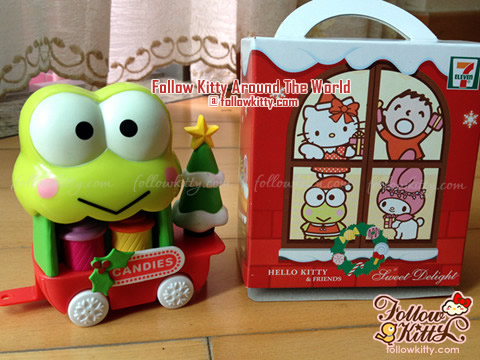 Kero Kero Keroppi Candy Trolley of Hello Kitty Sweet Delight Xmas Edition