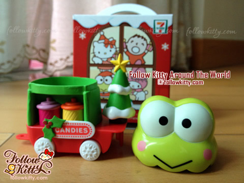 7-11 Hello Kitty Sweet Delight聖誕特別版-Keroppi聖誕糖果車