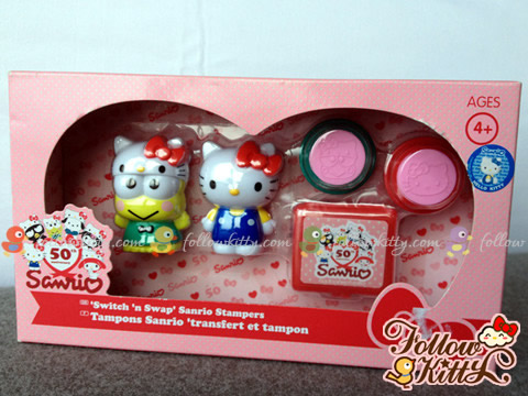 Original Box of Sanrio 50th Anniversary Stamper Set