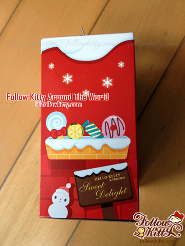Side of The Box of 7-Eleven Hello Kitty Sweet Delight Xmas Edition
