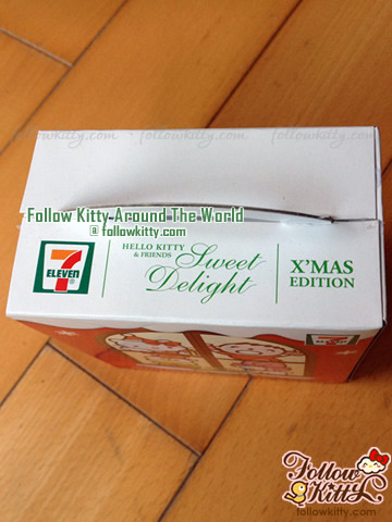 Top of The Box of 7-Eleven Hello Kitty Sweet Delight Xmas Edition