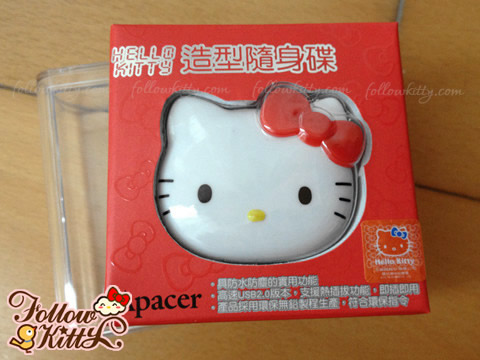Hello Kitty造型USB隨身碟紙質包裝