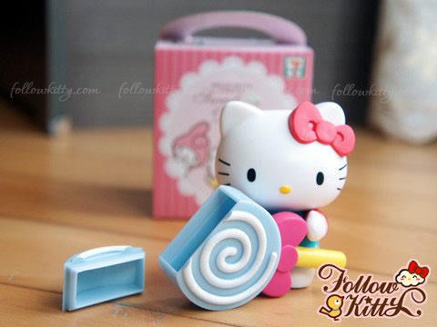 7-11 Hello Kitty Sweet Delight第二期的Hello Kitty和波板糖