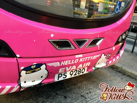長榮航空Hello Kitty主題巴士