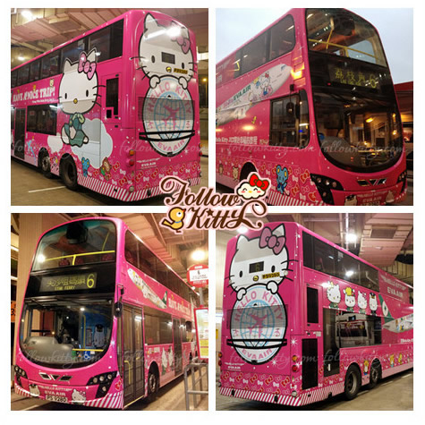 Eva Air Hello Kitty Jet Theme Bus