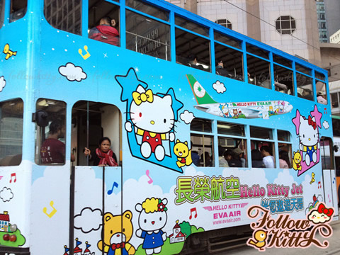 長榮航空Hello Kitty主題電車