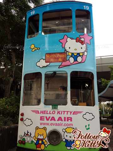 長榮航空Hello Kitty主題電車