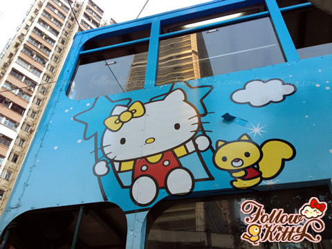 Eva Air Hello Kitty Themed Tram