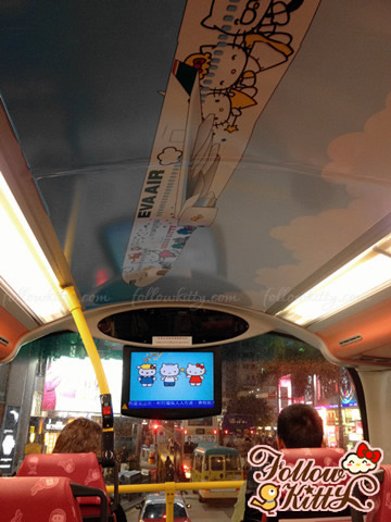 Eva Air Hello Kitty Jet Theme Bus