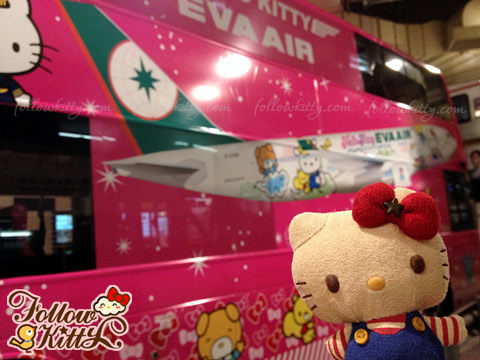 Eva Air Hello Kitty Jet Theme Bus