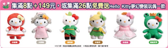 Taiwan 7-Eleven Hello Kitty Fairy Tale Stamper Collections