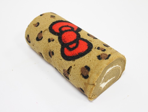 Cloudy x Hello Kitty Leopard Roll Cake
