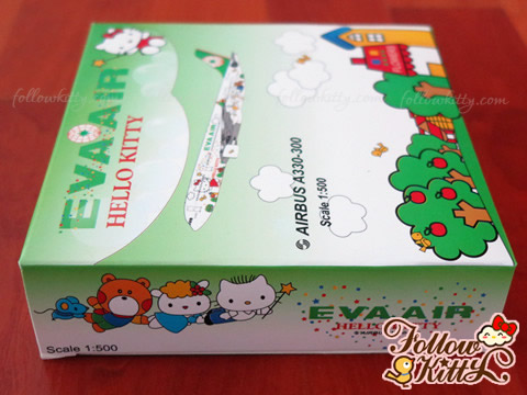 Eva Air Hello Kitty Airbus A330 Plane Model