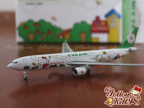 Eva Air Hello Kitty Airbus A330 Plane Model