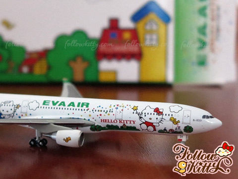 Eva Air Hello Kitty Airbus A330 Plane Model