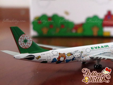 Eva Air Hello Kitty Airbus A330 Plane Model