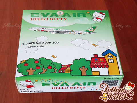 Eva Air Hello Kitty Airbus A330 Plane Model