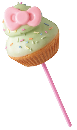Mister Donut x Hello Kitty Green Apple Cupcake Pop