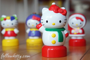 Hello Kitty Fruitips Figurines