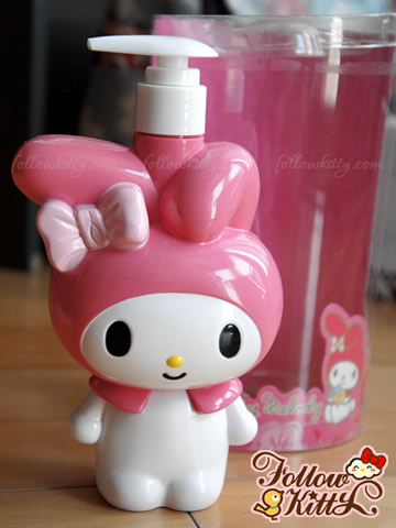 My Melody Shower Gel with Figure Dispenser Bottle