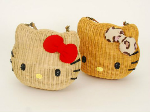 Hello Kitty聯合Nina Mew 2013春季新品 - KittyFACE Basket 貓臉小籃