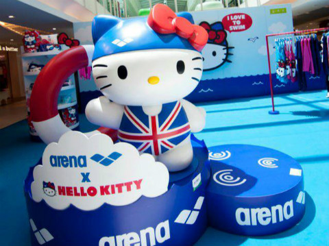 Arena 2012 Hello Kitty Crossover Waterwear