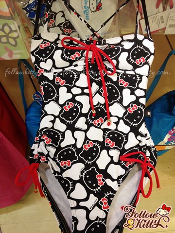 Arena 2013 Hello Kitty Crossover Waterwear - Bones Allover Print 1pc