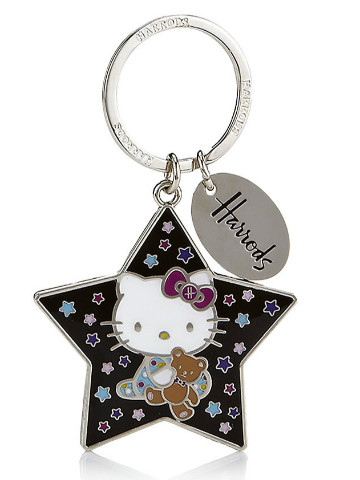 Harrods Hello Kitty Loves Teddy Keyring