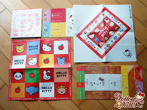 Hello Kitty Bento Paper Craft Origami