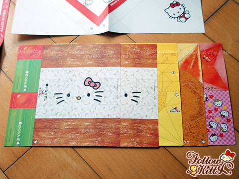 Hello Kitty Bento Paper Craft Origami