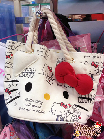 Hello Kitty小帆布Tote Bag