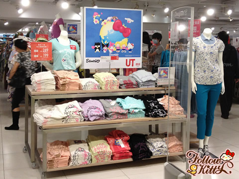 UNIQLO X Sanrio Short Puff Sleeve T-Shirt 2013 Summer Collections