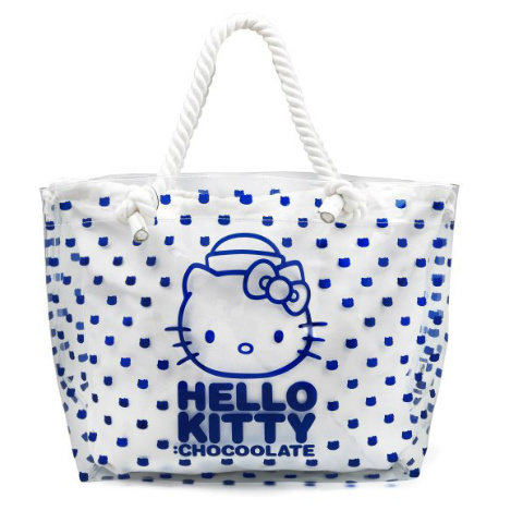 Chocoolate x Hello Kitty 2012夏日系列 － 塑料Tote包包