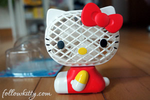 Hello Kitty Mini Desk Fan Small