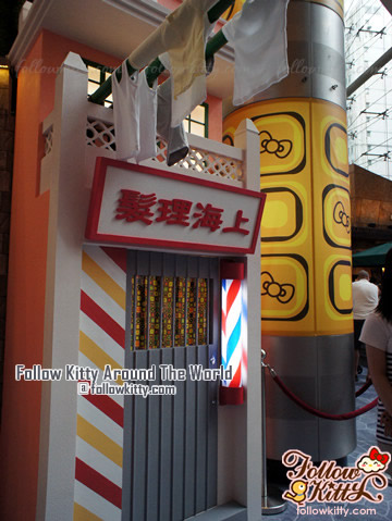 Hello Kitty Barbers - Hello Kitty Back to 1960s in Langham Place