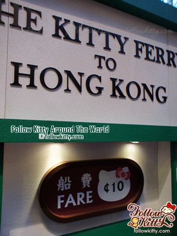 Hong Kong Star Ferry - The Kitty Ferry - Hello Kitty Back to 1960s in Langham Place