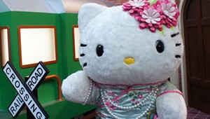 Hong Kong Langham Place Hello Kitty Train Station Small