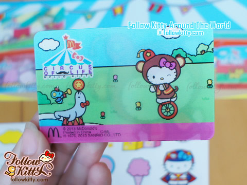 Super Cute Hello Kitty "Circus of Life" Limited Tasty Cards from Hong Kong McDonald's