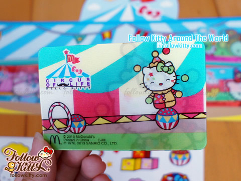 Super Cute Hello Kitty "Circus of Life" Limited Tasty Cards from Hong Kong McDonald's