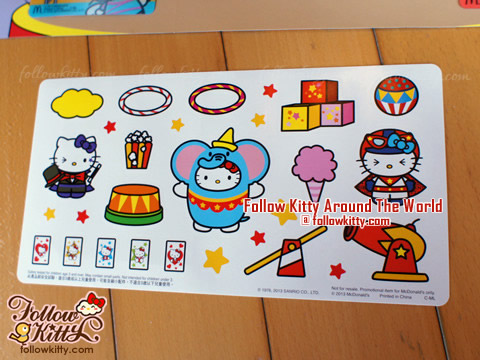 Super Cute Hello Kitty "Circus of Life" Limited Tasty Cards from Hong Kong McDonald's