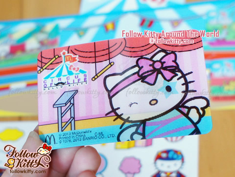 Super Cute Hello Kitty "Circus of Life" Limited Tasty Cards from Hong Kong McDonald's